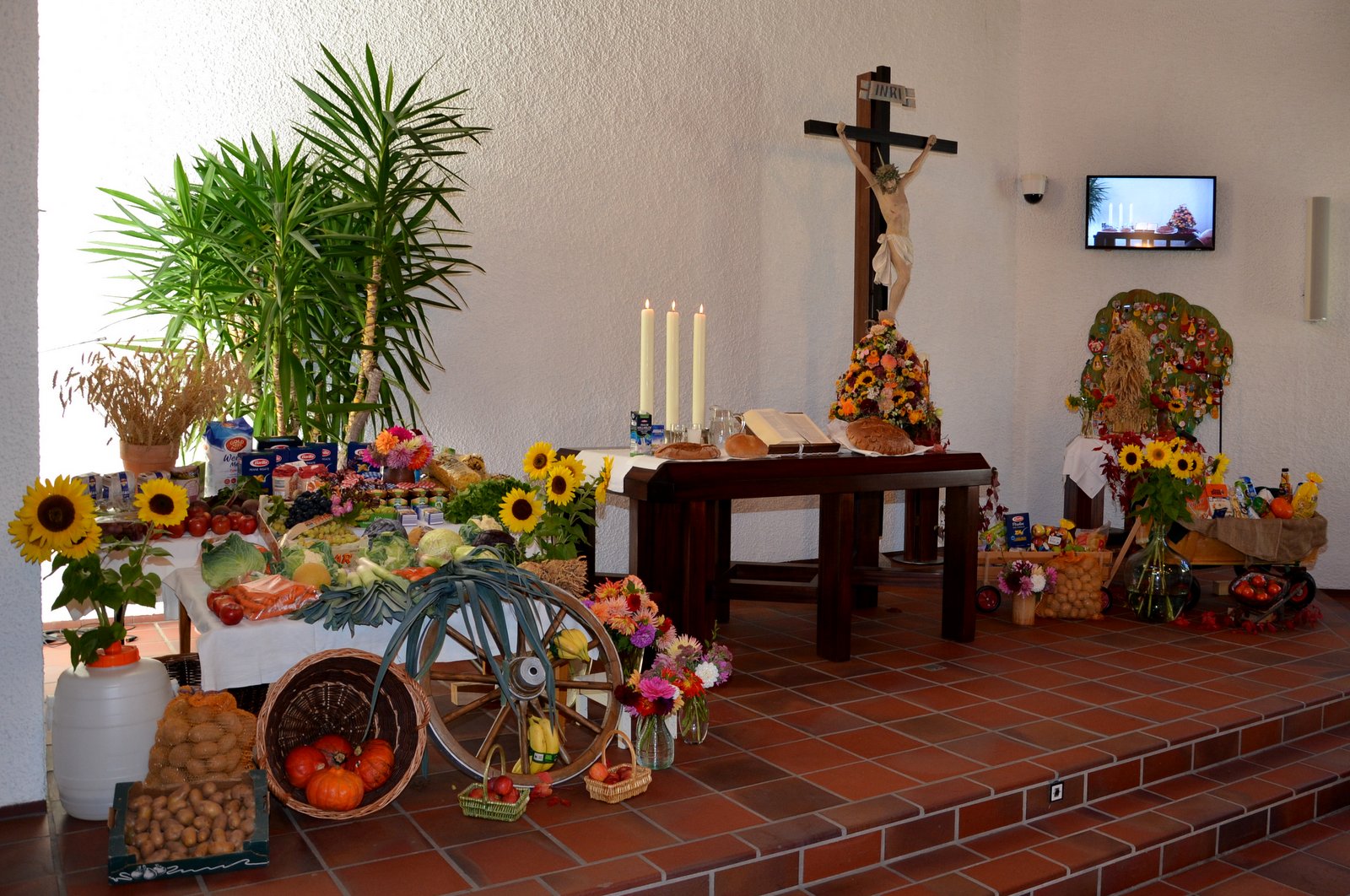 Erntedank und Dank f�r die Sinne - Aktion in Lo�burg