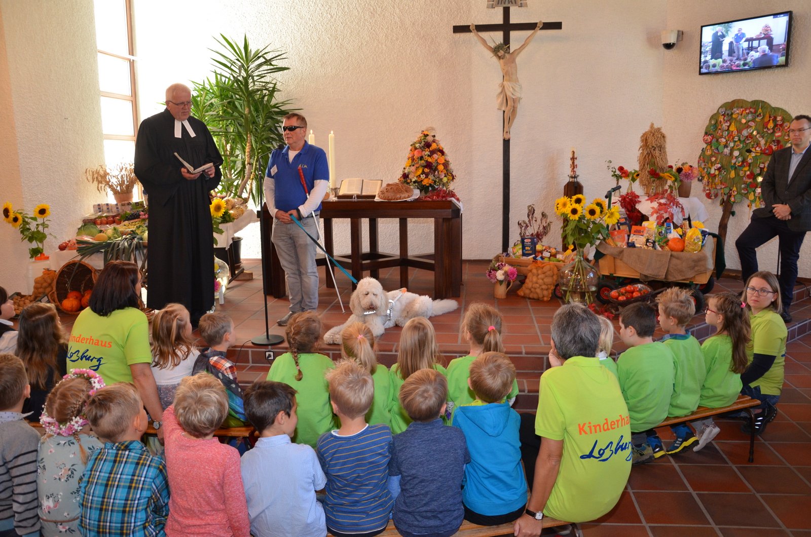 Erntedank und Dank f�r die Sinne - Aktion in Lo�burg