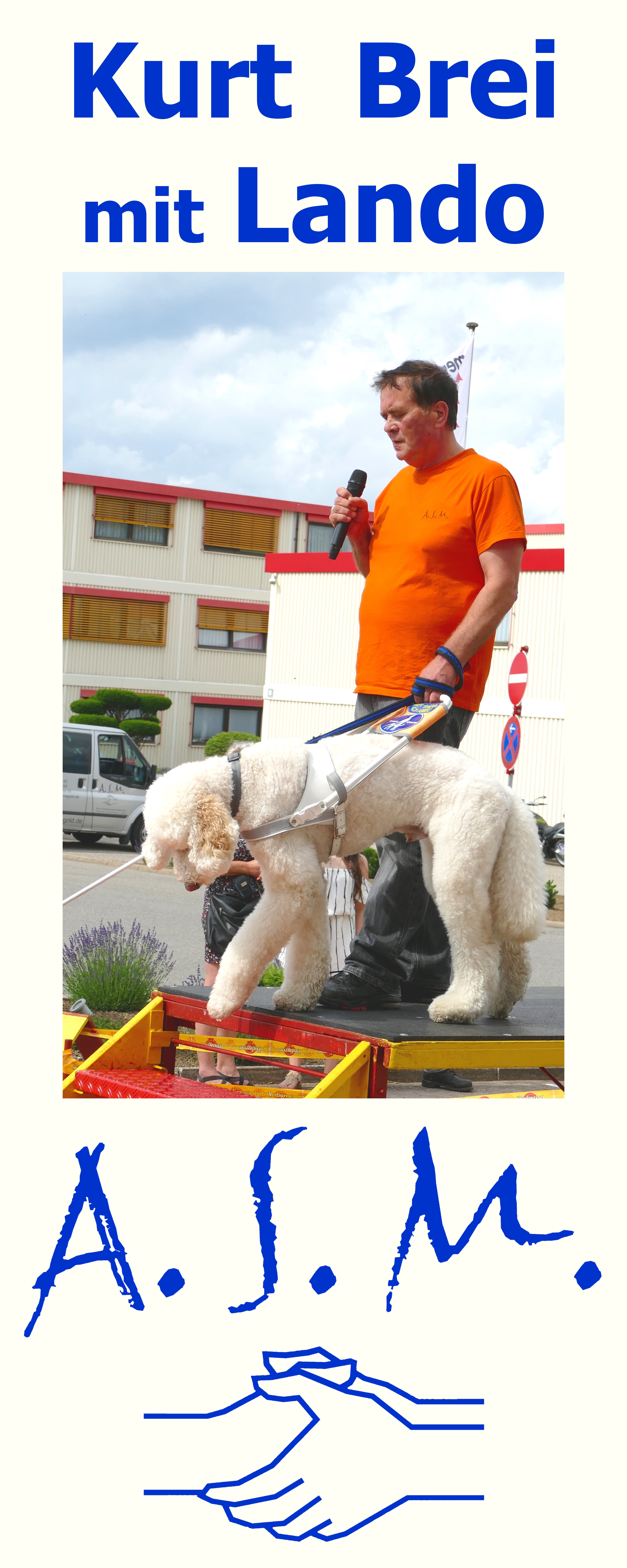 03. Kurt Brei mit Lando bei der 4. Leistungsschau der Firma MEVA